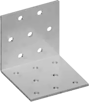 Кутник монтажний перфорований 80x80x100x2 цинк